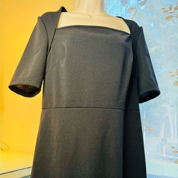 Shein Black Dress NWT size XL, tule around the bottom - Picture 3 of 11